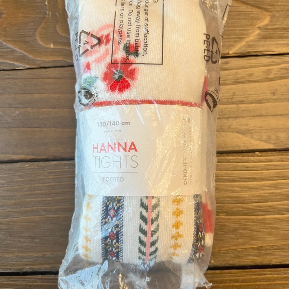 Hanna Tights with Multicolor Stripes